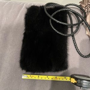 Mink crossbody purse by the cashmere project. Brand new never used! 8 x 5